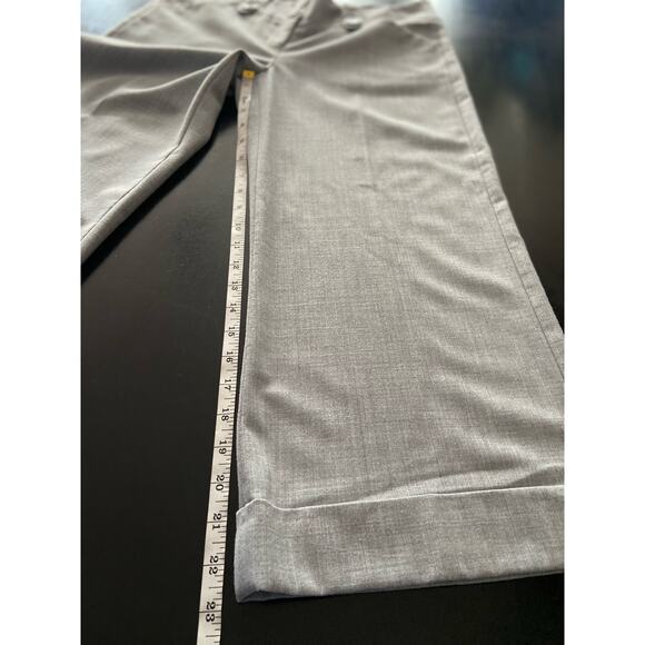 EXPRESS Design Studio 'Editor' Gray Cropped Wide Leg Pant sz 6 - Picture 10 of 12